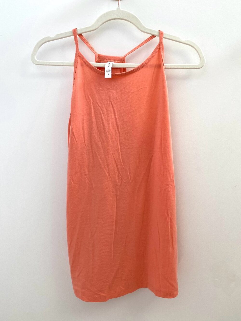Athleta Peach Racerback Tank Top Size Small